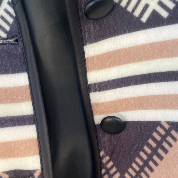 106. LAST 1! CLEARANCE Thin fleece Aztec Black Tribal blazer Lined Jacket Coat - Picture 12 of 12